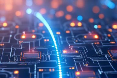 Diagramm oder Visualisierung einer optimierten Lieferkette